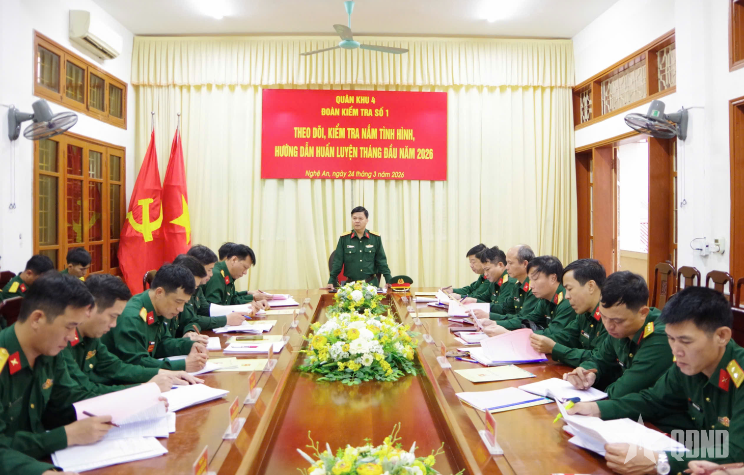 Quân khu 4 kiểm tra, nắm tình hình huấn luyện tháng đầu năm 2026 tại Sư đoàn 324